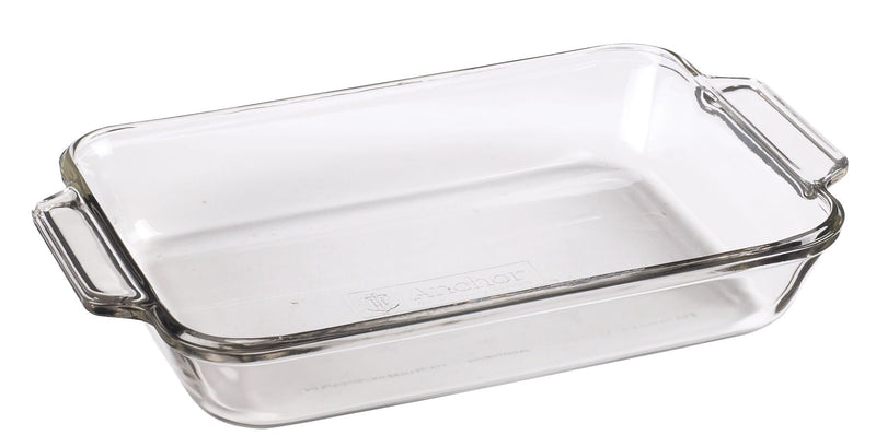 Anchor Hocking Oven Originals Glass Rectangular Utility Dish, 2-L J1