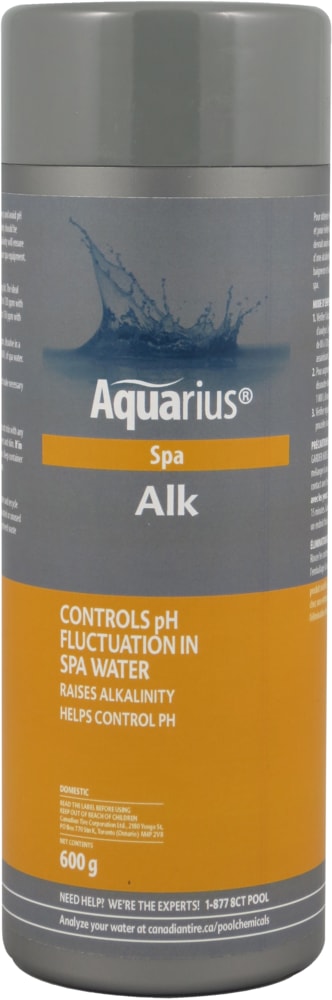 Aquarius Alk Spa Alkaline Booster, 600-g U9
