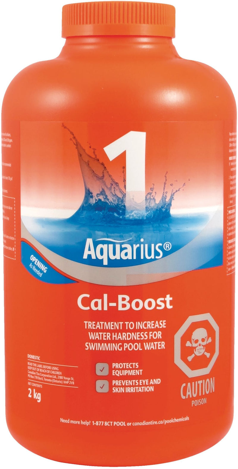 Aquarius Cal-Boost Step 1 Calcium Booster for Swimming Pools, 2-kg F8