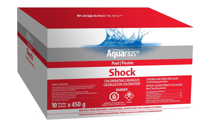 Aquarius Chlorinating Granules Shock, 10 x 450-g H3