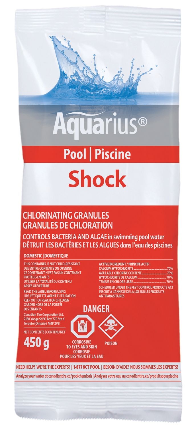 Aquarius Chlorinating Granules Shock, 450-g U3