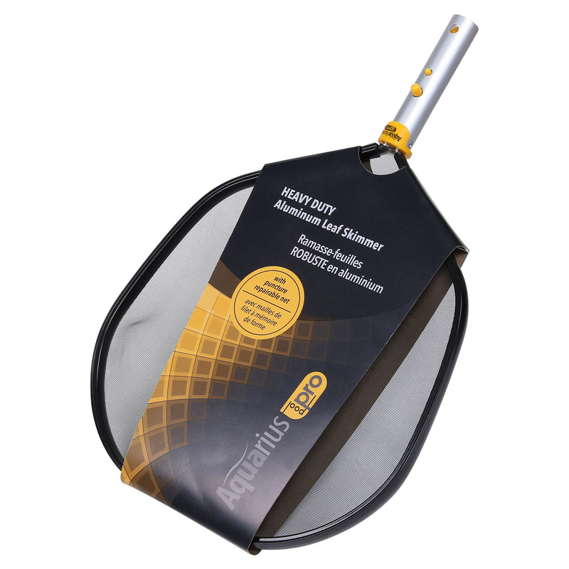 Aquarius Deluxe Aluminum Swimming Pool Leaf Skimmer with Aluminum Handle V2