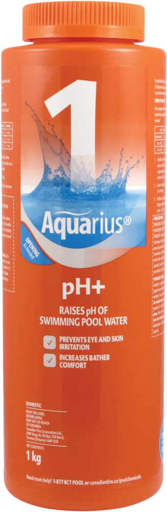 Aquarius pH + Step 1, Raises pH of Pool Water 1-kg W5