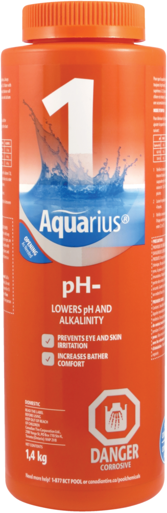 Aquarius pH Step 1 Water Treatment, 1.4-kg O7