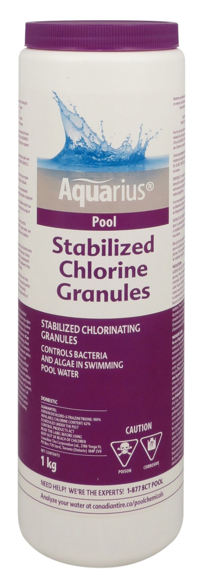 Aquarius Pool Stabilized Granular Chlorine, 1-kg B1