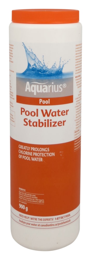 Aquarius Pool Water Stabilizer, Chlorine Protection, 900-g M7