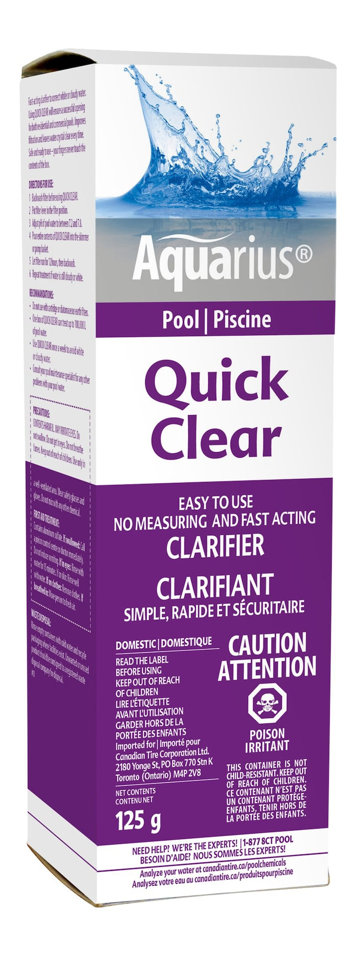 Aquarius Quick Clear Pool Clarifier K8