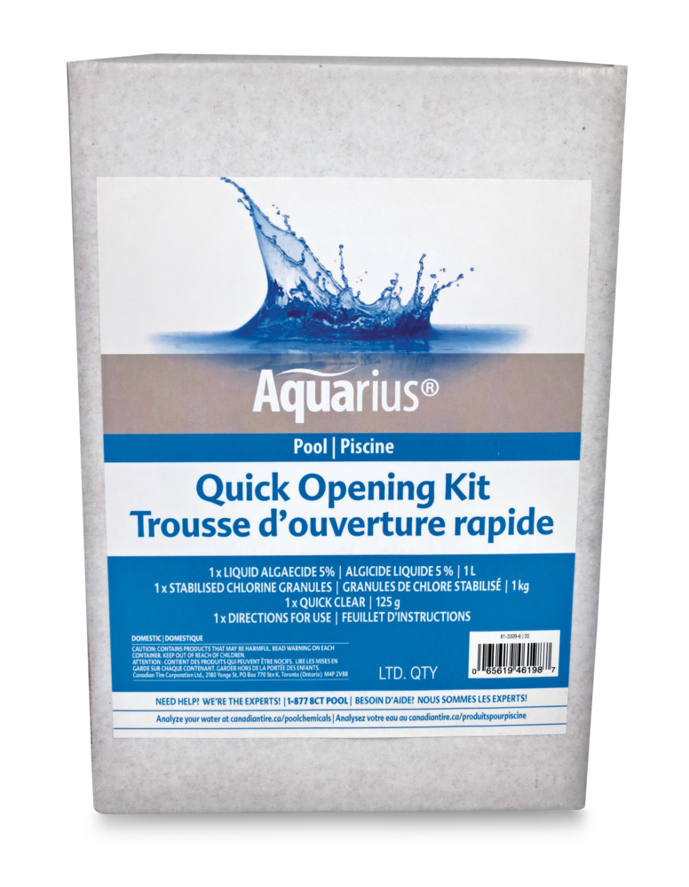 Aquarius Quick Pool Opening Kit, Above Ground Pools G3