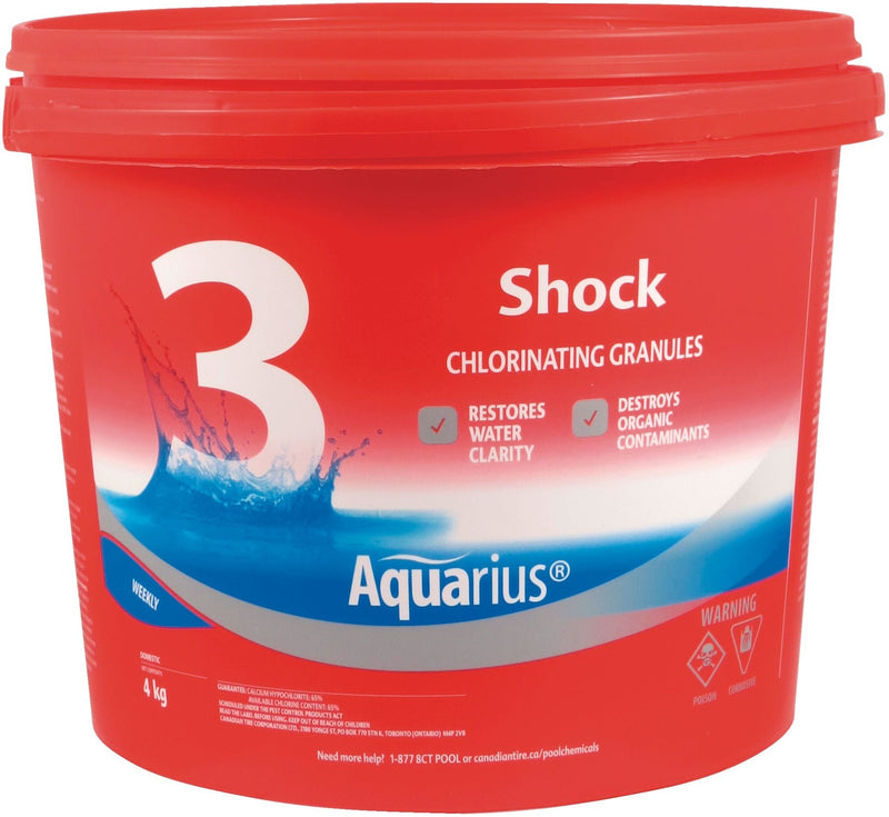 Aquarius Step 3 Shock Chlorinating Granules, 4-kg Y5