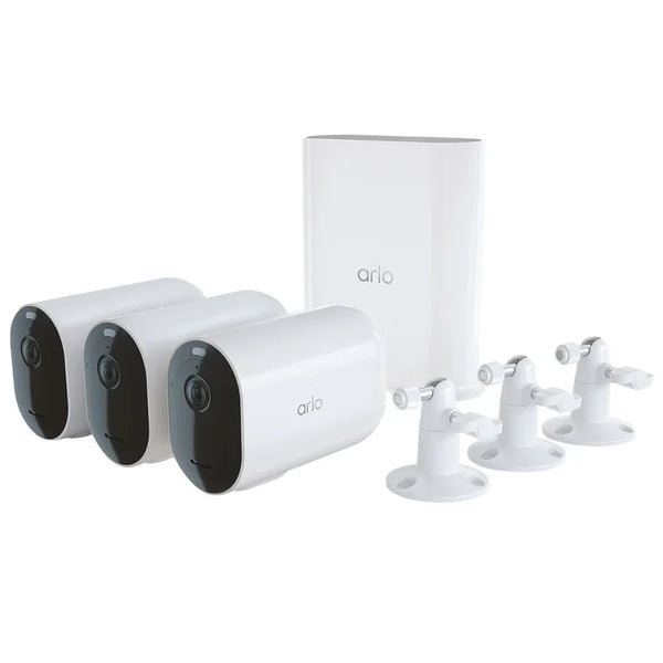 Arlo Pro 4 XL 3 Camera Security Bundle E5