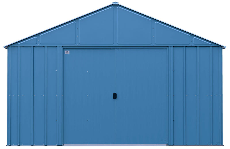 Arrow Classic 12x12-ft Blue Grey Corrosion-Resistant Steel Shed X8