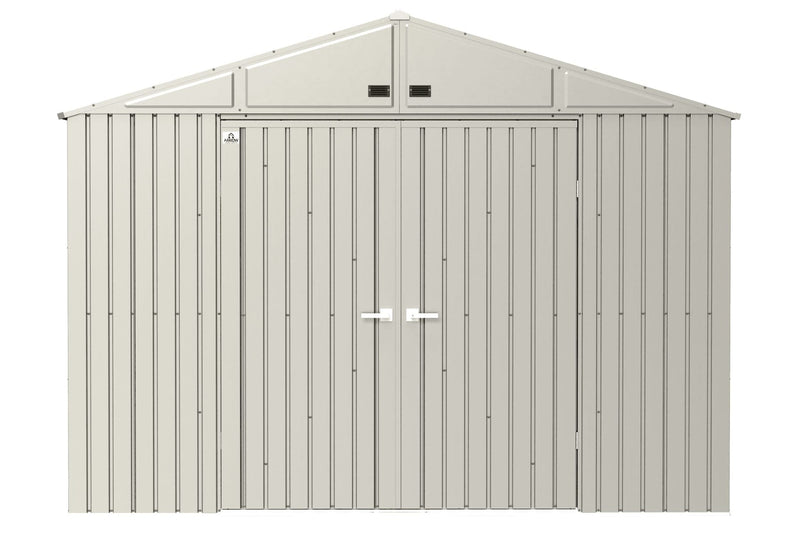 Arrow Elite 10x12-ft Cool Grey Corrosion-Resistant Steel Storage Shed X1