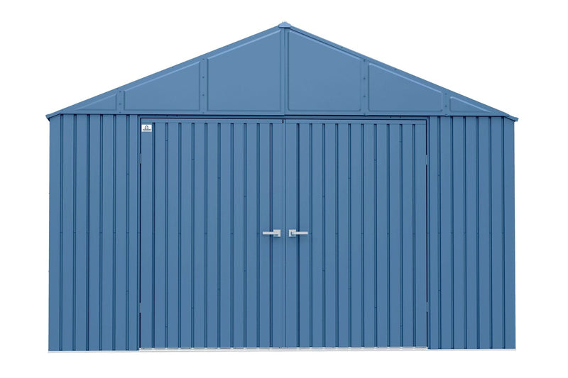 Arrow Elite 12x12-ft Blue Grey Corrosion-Resistant Steel Shed P1