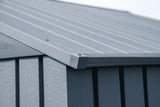 Arrow Elite 12x16-ft Anthracite Corrosion-Resistant Steel Storage Shed