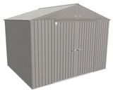 Arrow Elite 12x16-ft Cool Grey Corrosion-Resistant Steel Shed
