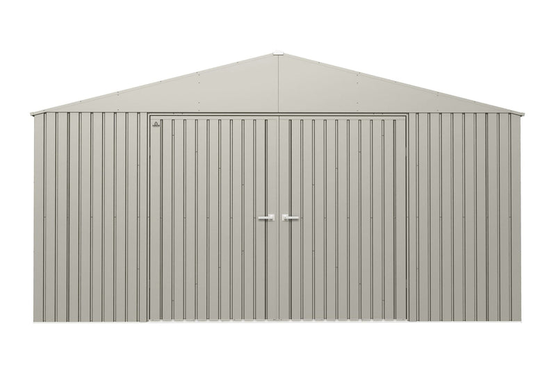 Arrow Elite 14x12-ft Cool Grey Weather-Resistant Steel Shed Q2