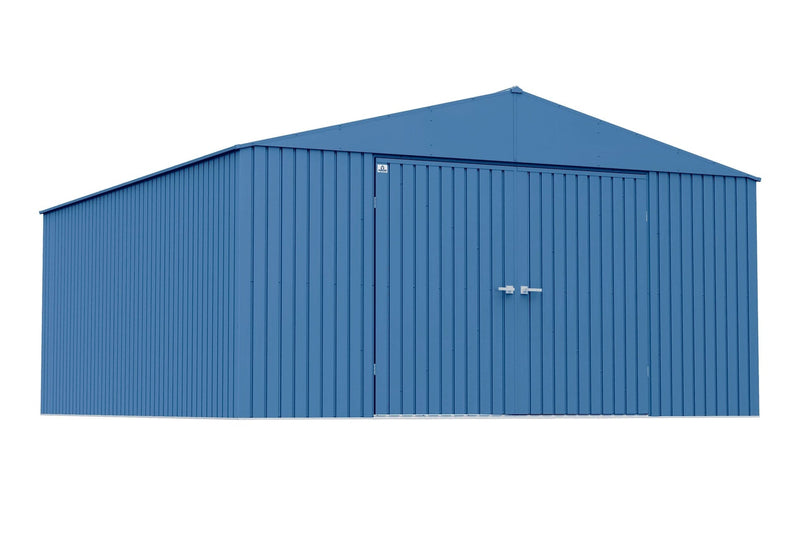 Arrow Elite 14x16-ft Blue Grey Corrosion-Resistant Steel Shed B7