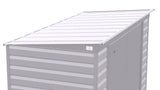 Arrow Select Galvanized Steel Storage Shed, Flute Grey, 10-ft x 4-ft
