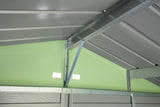 Arrow Select Galvanized Steel Storage Shed, Sage Green, 10-ft x 8-ft