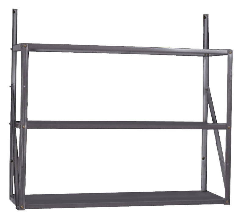 Arrow Telescoping 3-Tier Galvanized Steel Shelf Kit Z4