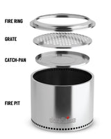 As Seen On TV Duraflame Smokeless Fire Pit, 19-in