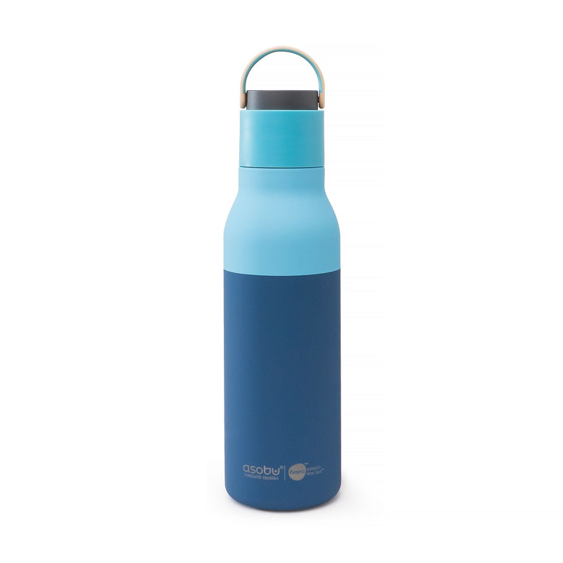 Asobu Metro Ceramic Water Bottle, 22-oz, Pastel Blue K3