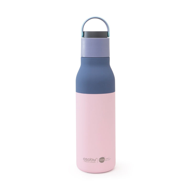 Asobu Metro Ceramic Water Bottle, 22-oz, Pastel Pink D3