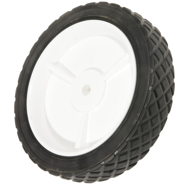 Atlas Plastic Lawn Mower Replacement Wheel, Wide Tread 8-in x 1.75-in S5
