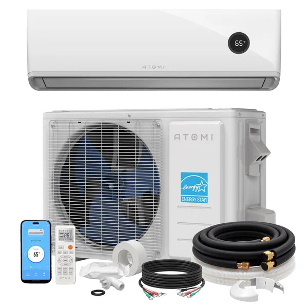 Atomi Tempestas Mini-Split Smart Air Conditioner + Heater E2