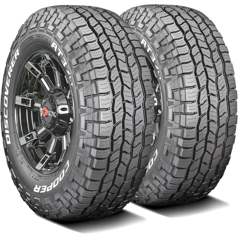 Cooper Discoverer AT3 XLT All Terrain Tires 285/75R16 10 Ply E – Fits Light Trucks & Hummer H3 Models F6