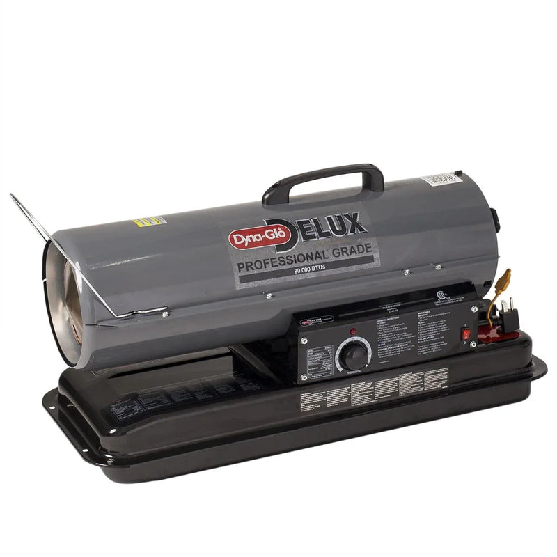 Delux 80,000 BTU Indoor/Outdoor Portable Kerosene Forced Air Heater S0