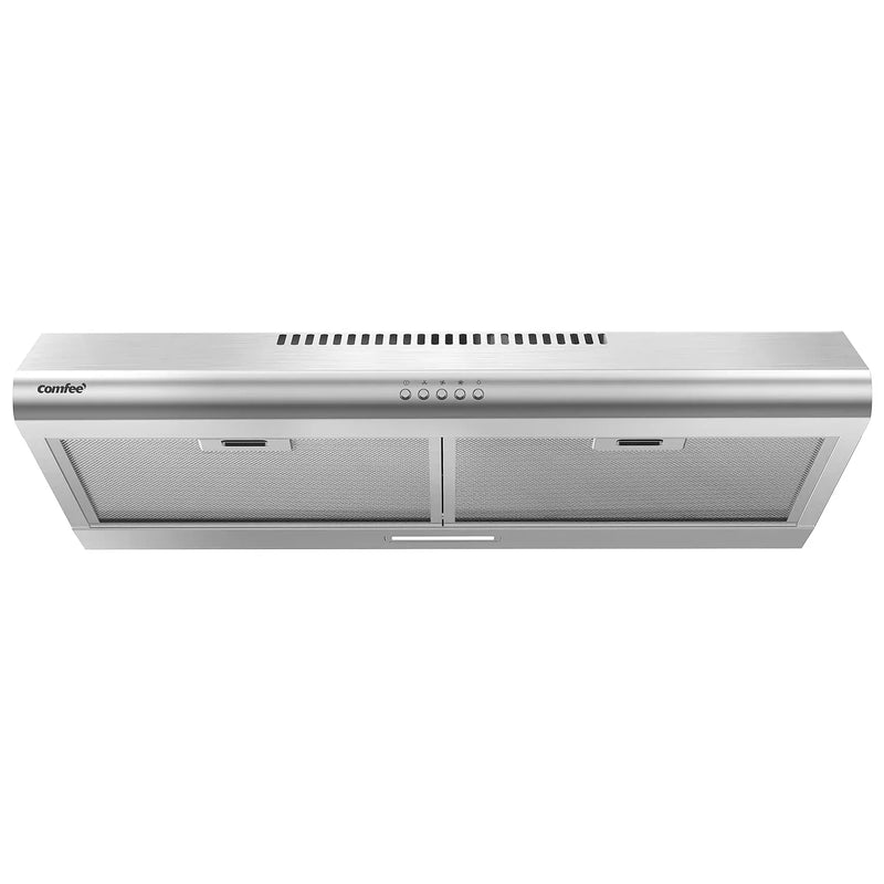 Comfee 30 inch Under Cabinet Ducted/Ductless Convertible Slim Vent Durable Stainless Steel Kitchen Reusable Filter P3