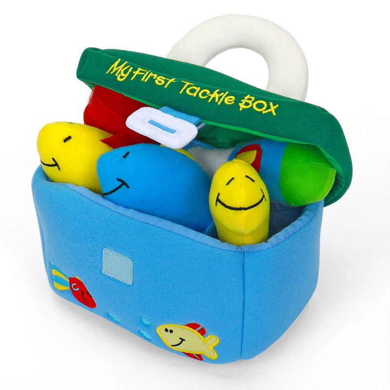 Baby GUND Play Soft Collection, My First Tackle Box 5-Piece Plush Playset with Rattle, 8-in S1