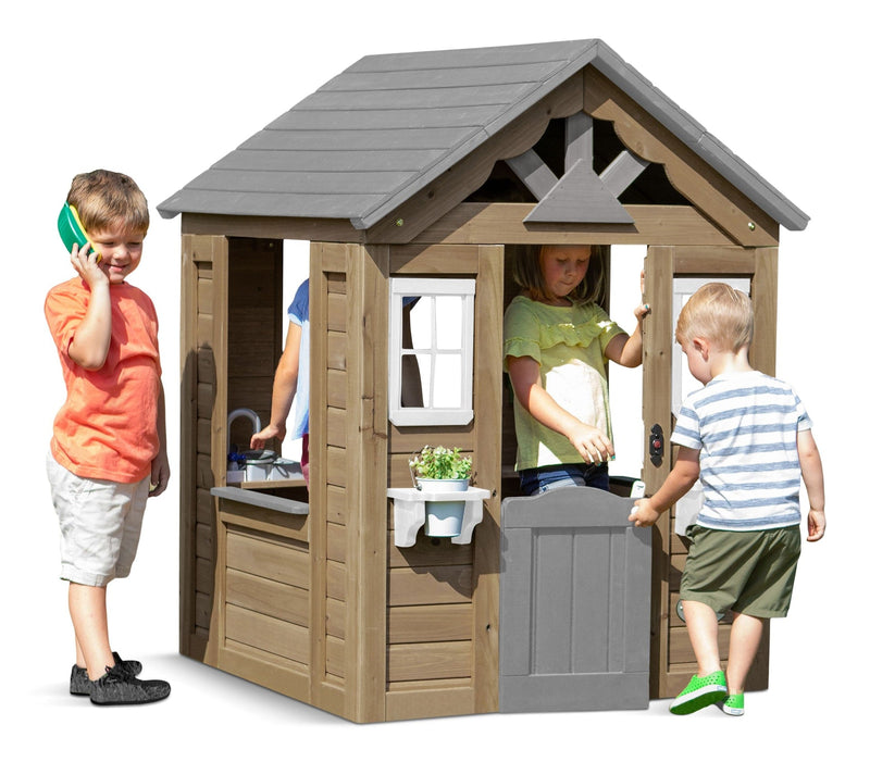 Backyard Discovery Maple Leaf All Wood Playhouse, Ages 1-5 M0