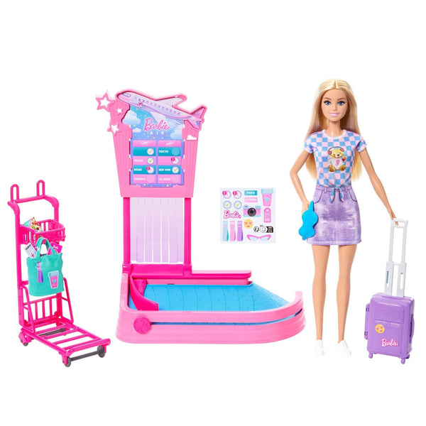 Barbie Doll and Travel Playset E5