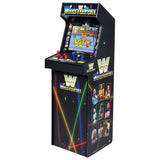 Basic Fun WWE Ultra Series Arcade Classics Deluxe Cabinet for Home, Free Standing Game Machine with 5 Games