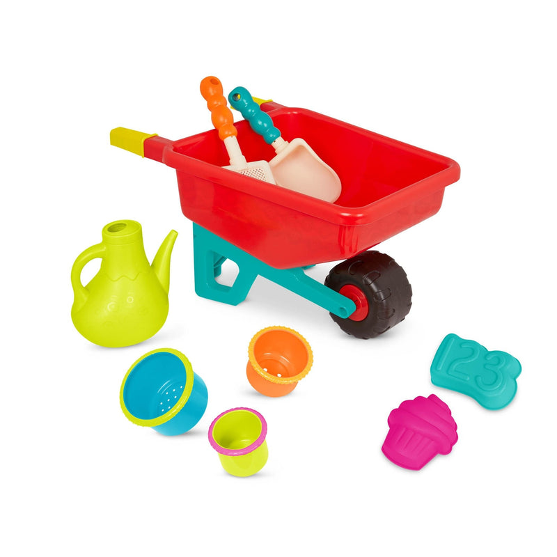 Battat Wheelbarrow Wonders Beach Set R4