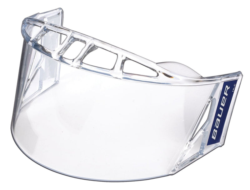 Bauer HLC Clear Half-Shield Senior Hockey Face Mask/Visor with Anti-Fog Film & High Impact Polycarbonate Shield Z0