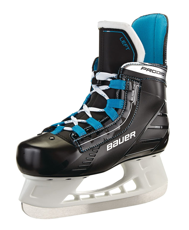 Bauer Prodigy Hockey Skates, Youth, Black/Blue Y2