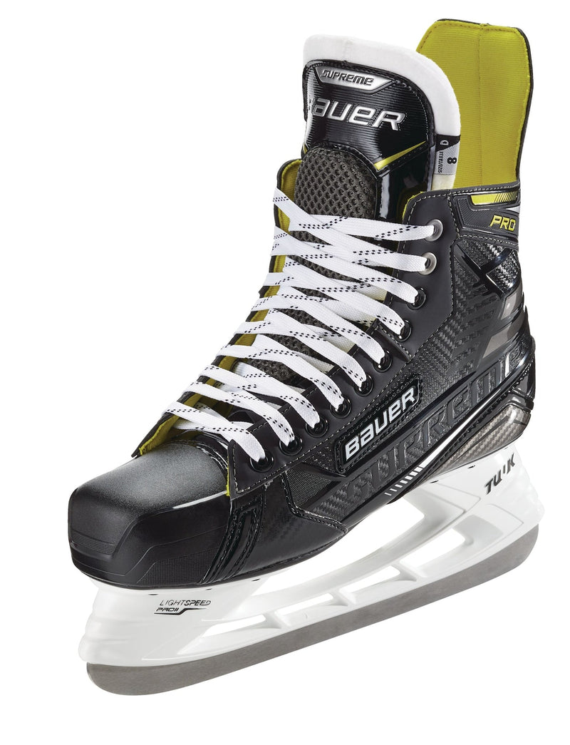 Bauer Supreme Pro Hockey Skates, Stainless Steel Blade, Senior W7