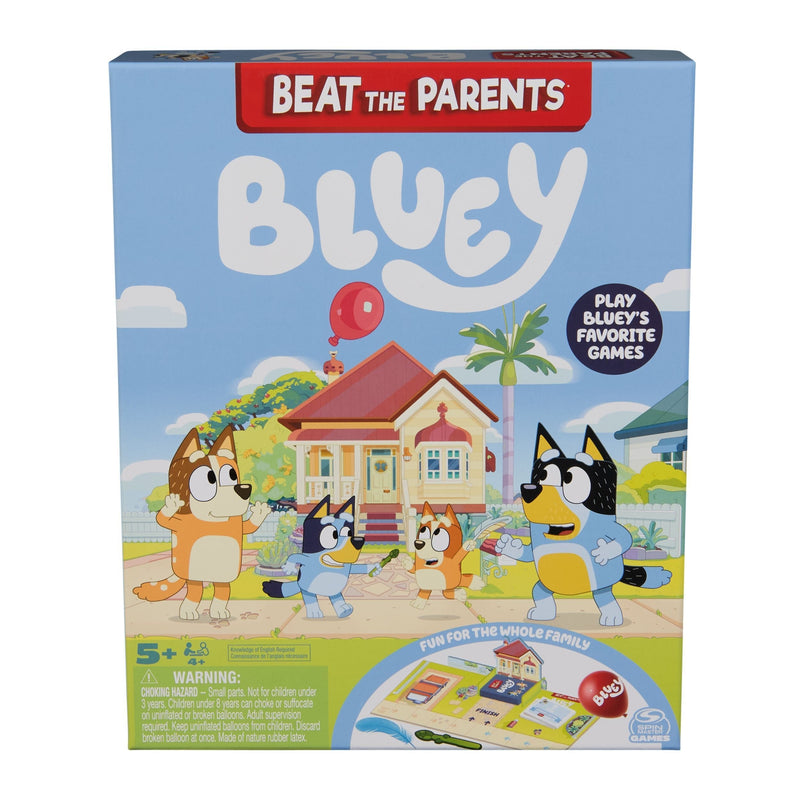 Beat the Parent Bluey Family Board Game, English Edition X6