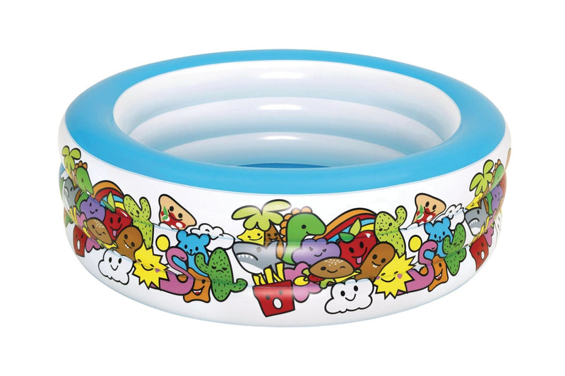Bestway Deluxe Round Inflatable Pool, 5-ft x 20-in I6
