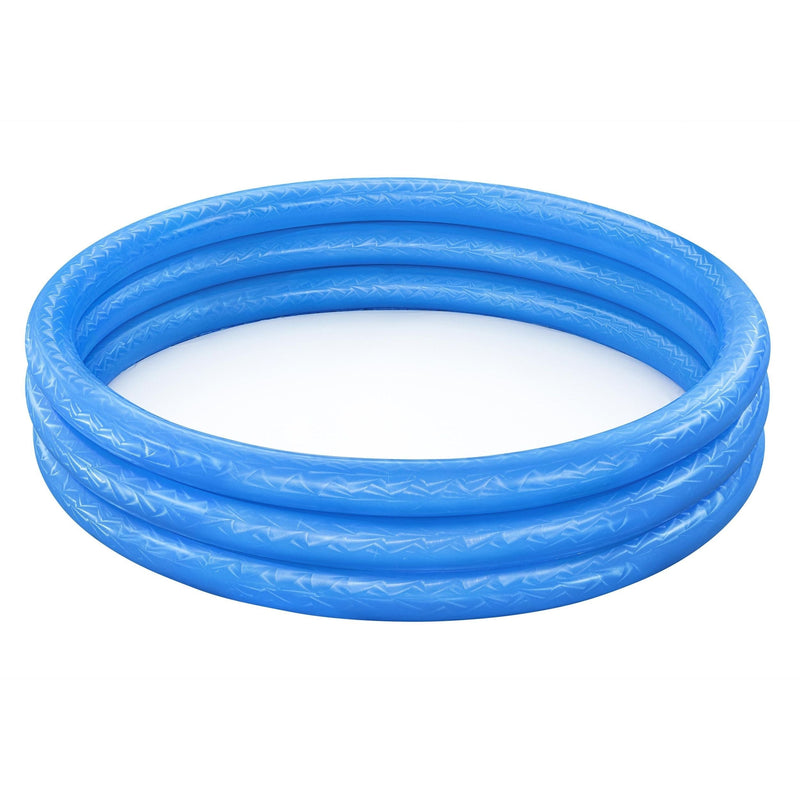 Bestway Inflatable 3-Ring Pool, 5-ft x 12-in, Assorted Colours I6