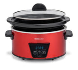 Betty Crocker Digital Programmable Slow Cooker with Tempered Glass Lid, 5-qt