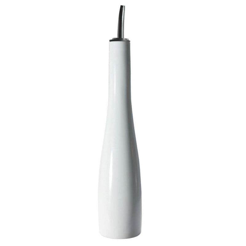 BIA Porcelain Oil Bottle with Pouring Spout, 16-oz, White F9