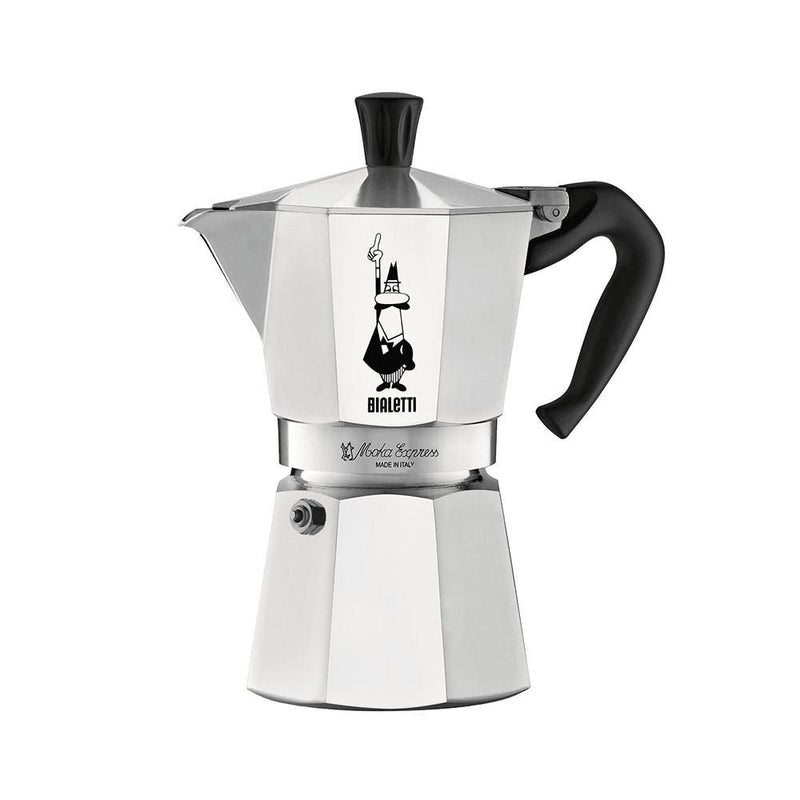 Bialetti Moka Pot with Ergonomic Anti-Scale Handle, 6-Cup D5