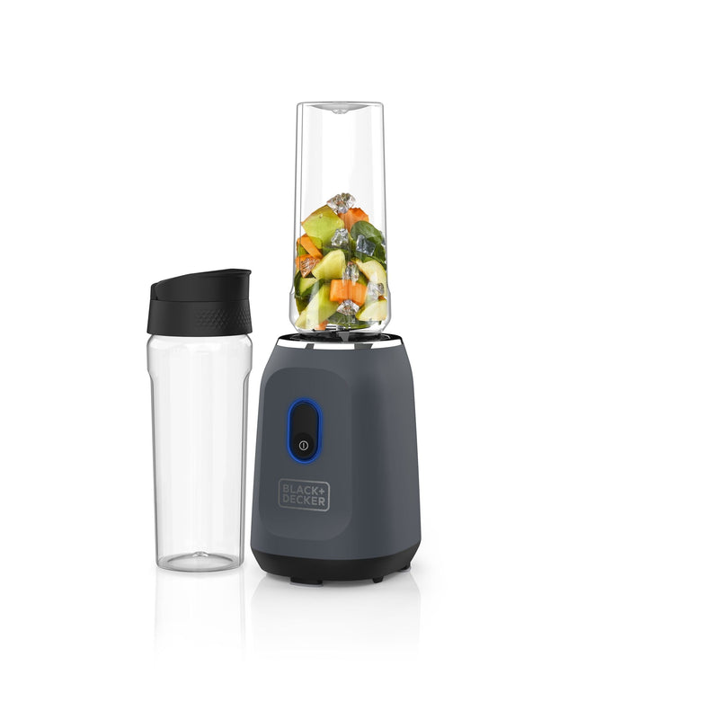 Black & Decker 300W Grey Personal Blender with Dual 20-oz Jars M7