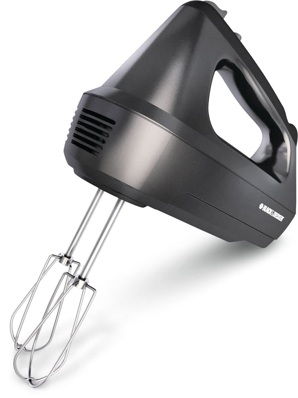 Black & Decker 6-Speeds Hand Mixer with Storage Case Black D4
