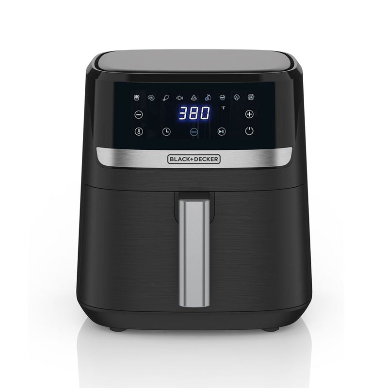 Black & Decker 8-in-1 Digital Air Fryer with Non-Stick Cooking Basket, 6-qt F9