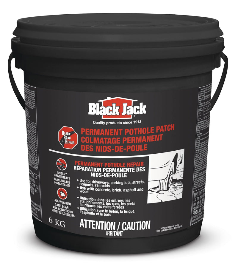 Black Jack Ready Cold Patch, Permanent Pothole Patch U4